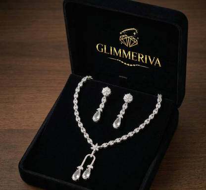 Rose Royale AD Necklace Set